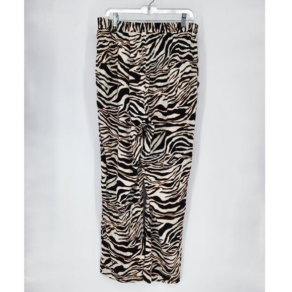 Chloe Kristyn Zebra Print Palazzo Pants Women's Size 1X NWT - Picture 3 of 9